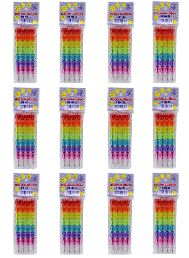 Aarvi Multicolor Stack Pencils Birthday Return Gifts (Pack of 12) - Image 1